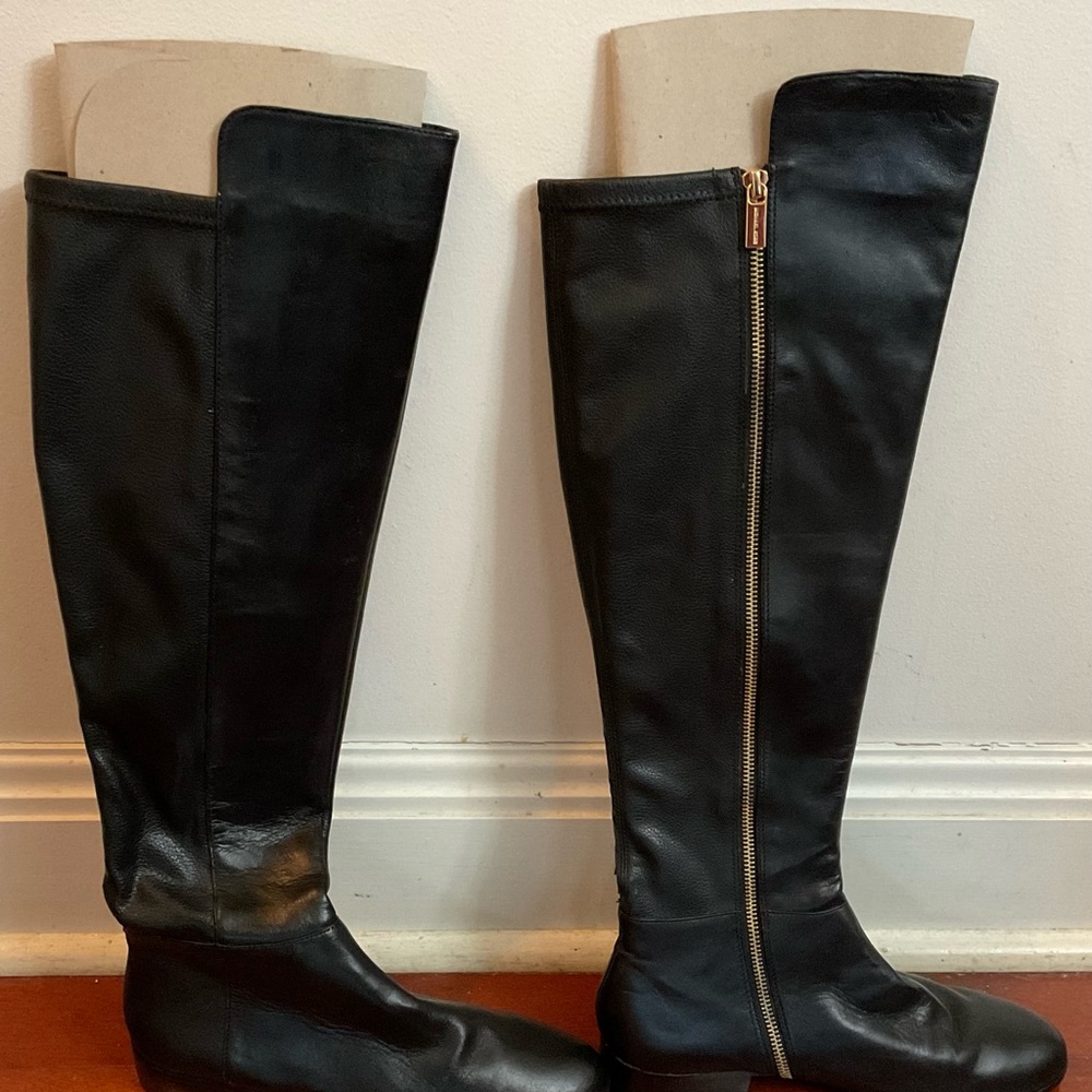 Michael Kors SZ9 Leather Knee Boots